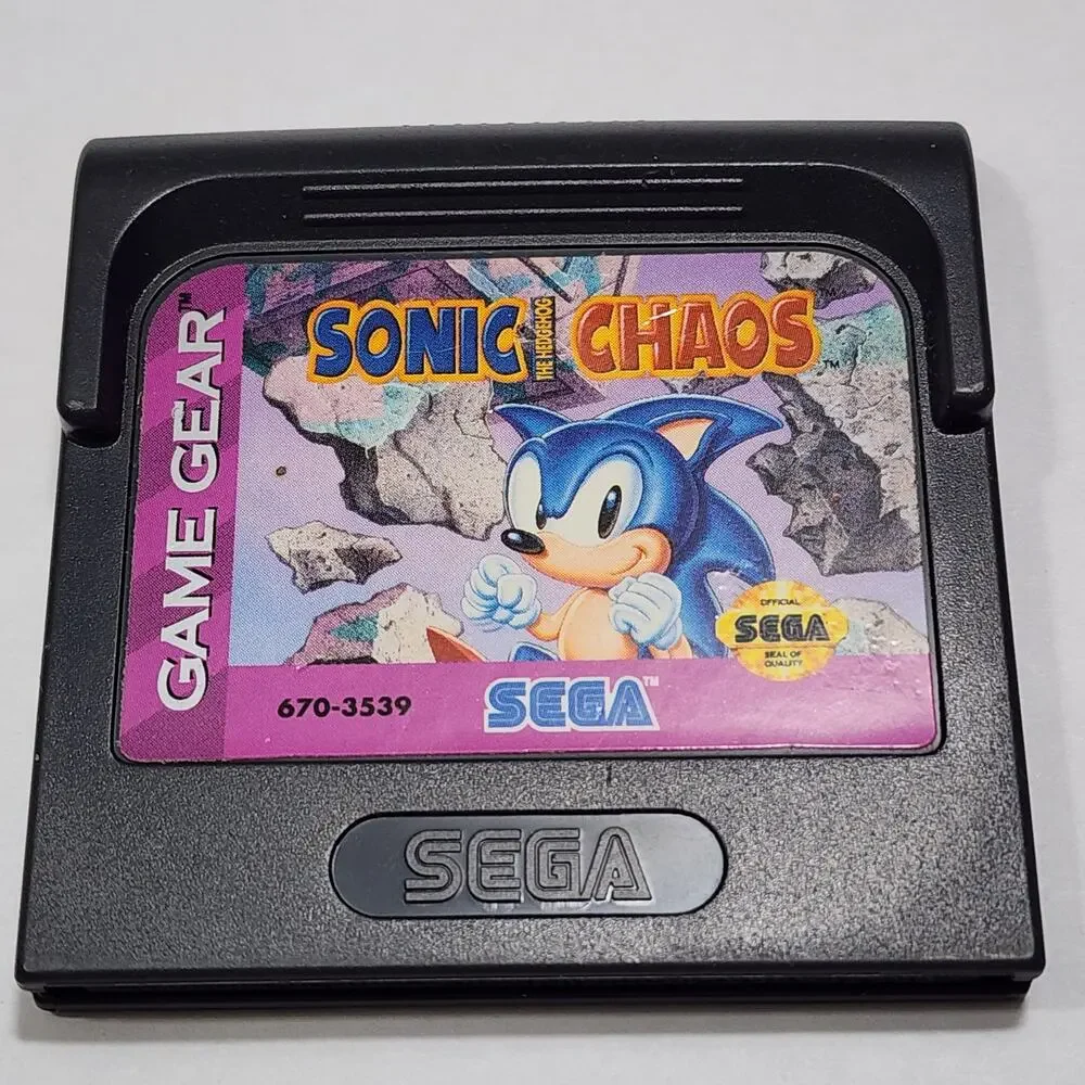 Sonic Chaos 1993 Video Game Sega Game Gear Loose Cartridge Untested